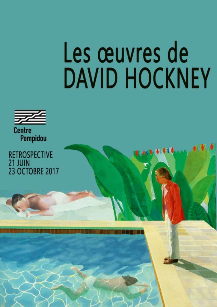 affiche david hockney par Nicolas Klutsch-Synowiecki