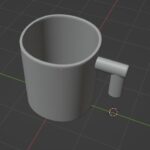 tasse objet 3D blender