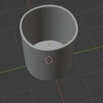 verre objet 3D blender